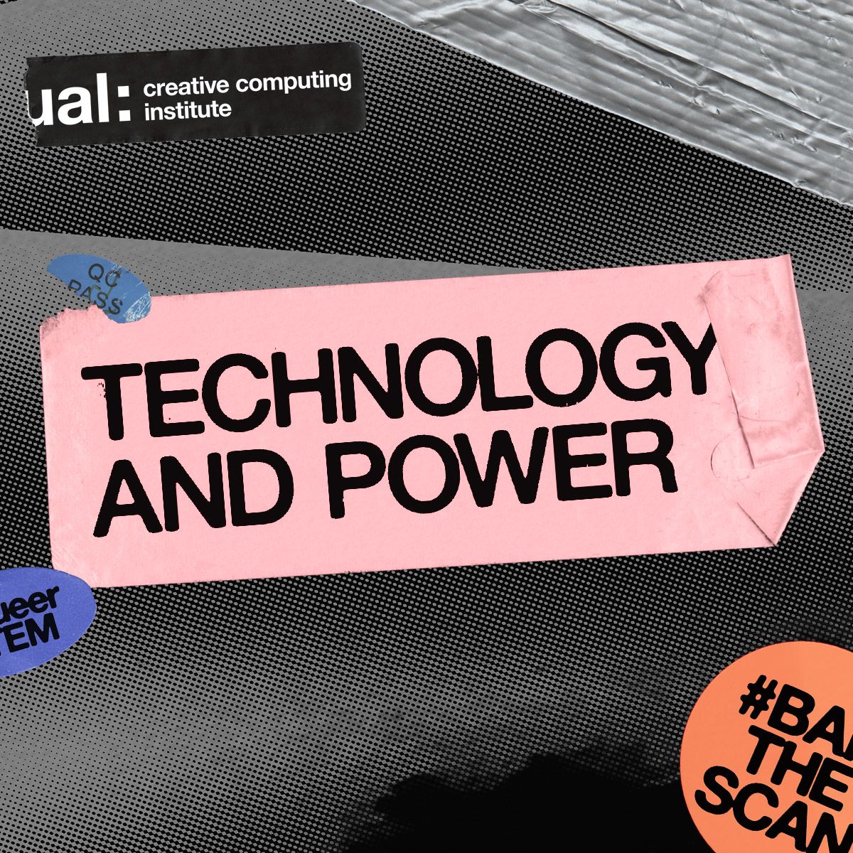 Banner with the words Technology and Power