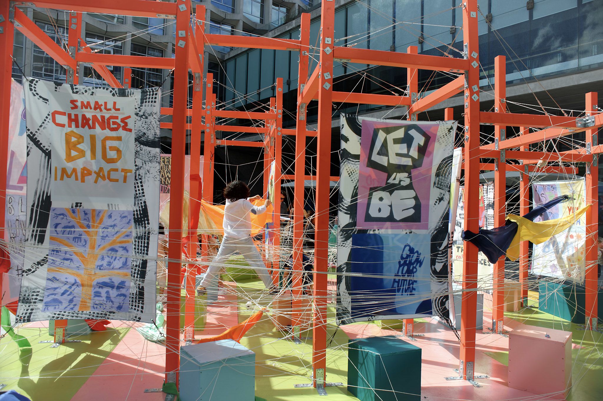 Photo of Wiggle Wonderland pavilion in St Giles Square, London