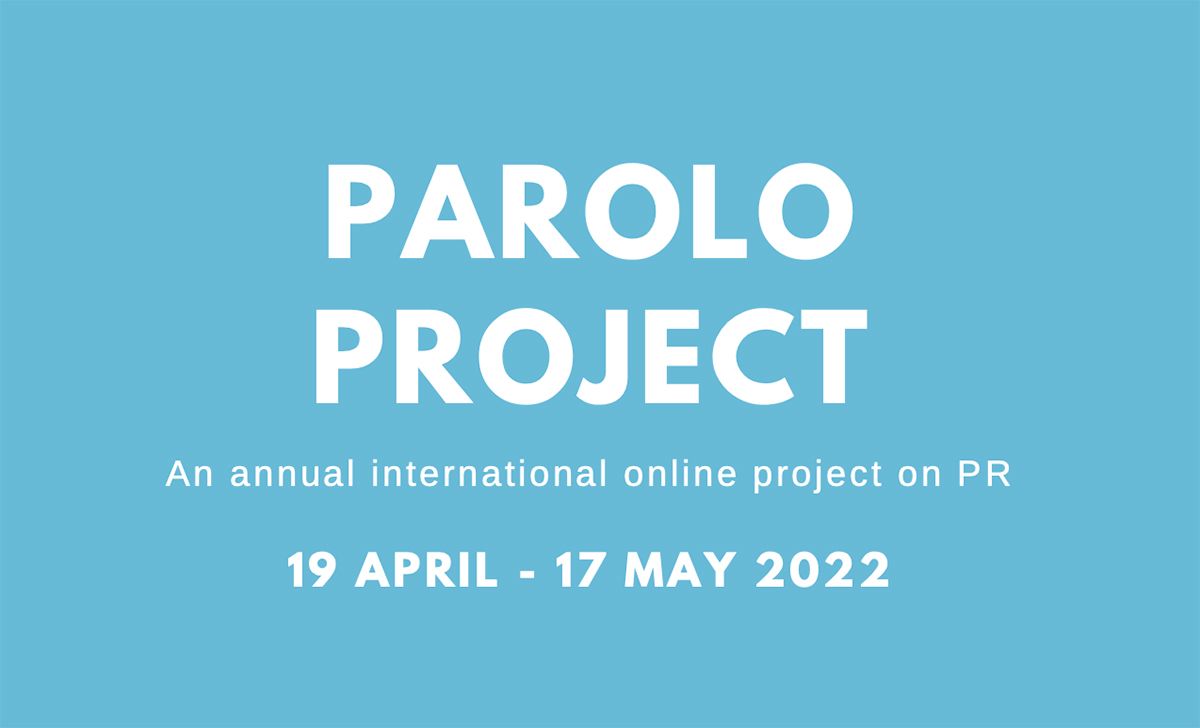 Blue graphic featuring the words 'PAROLO PROJECT'.
