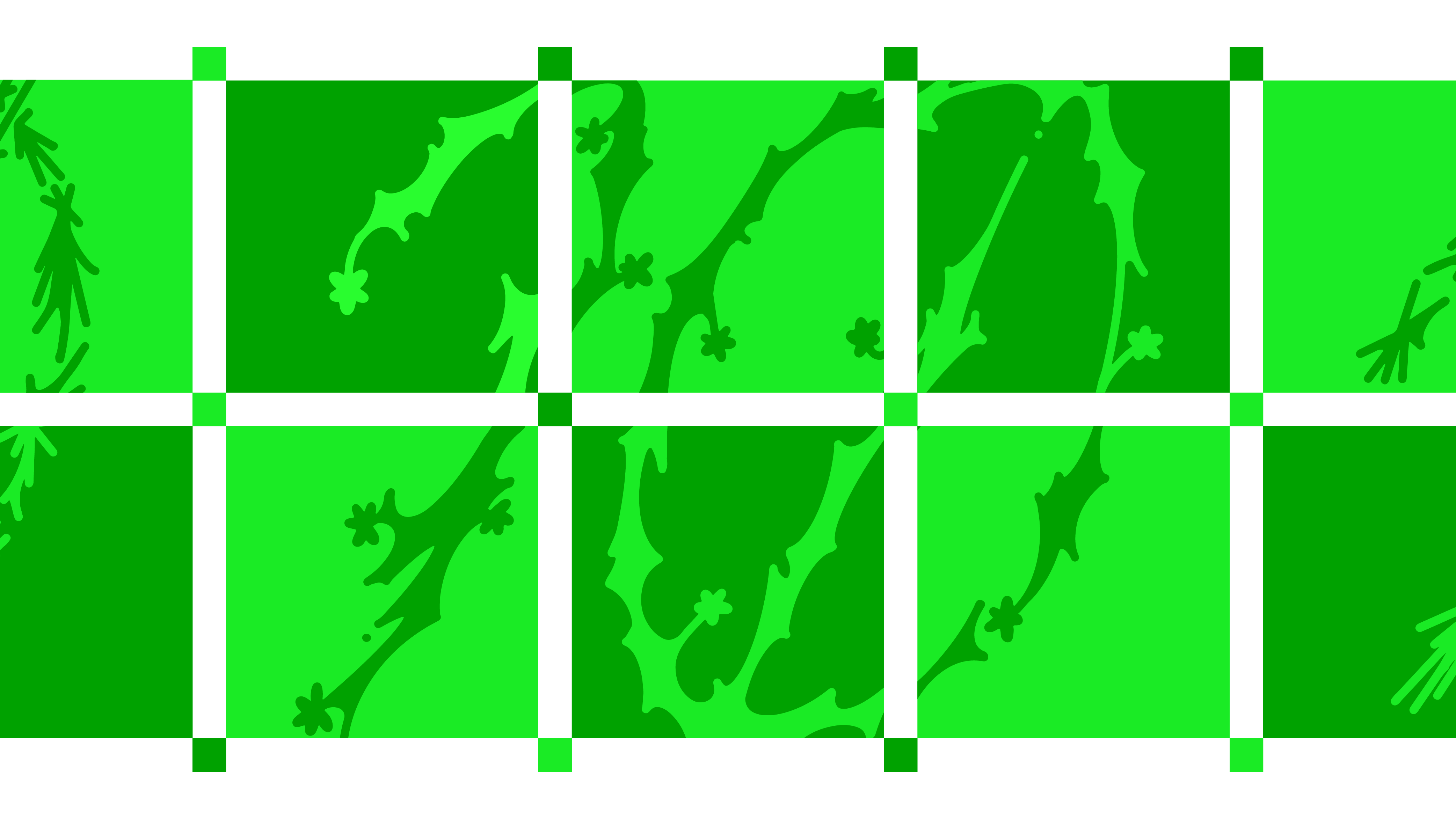blocks of green that placed together create the number 10
