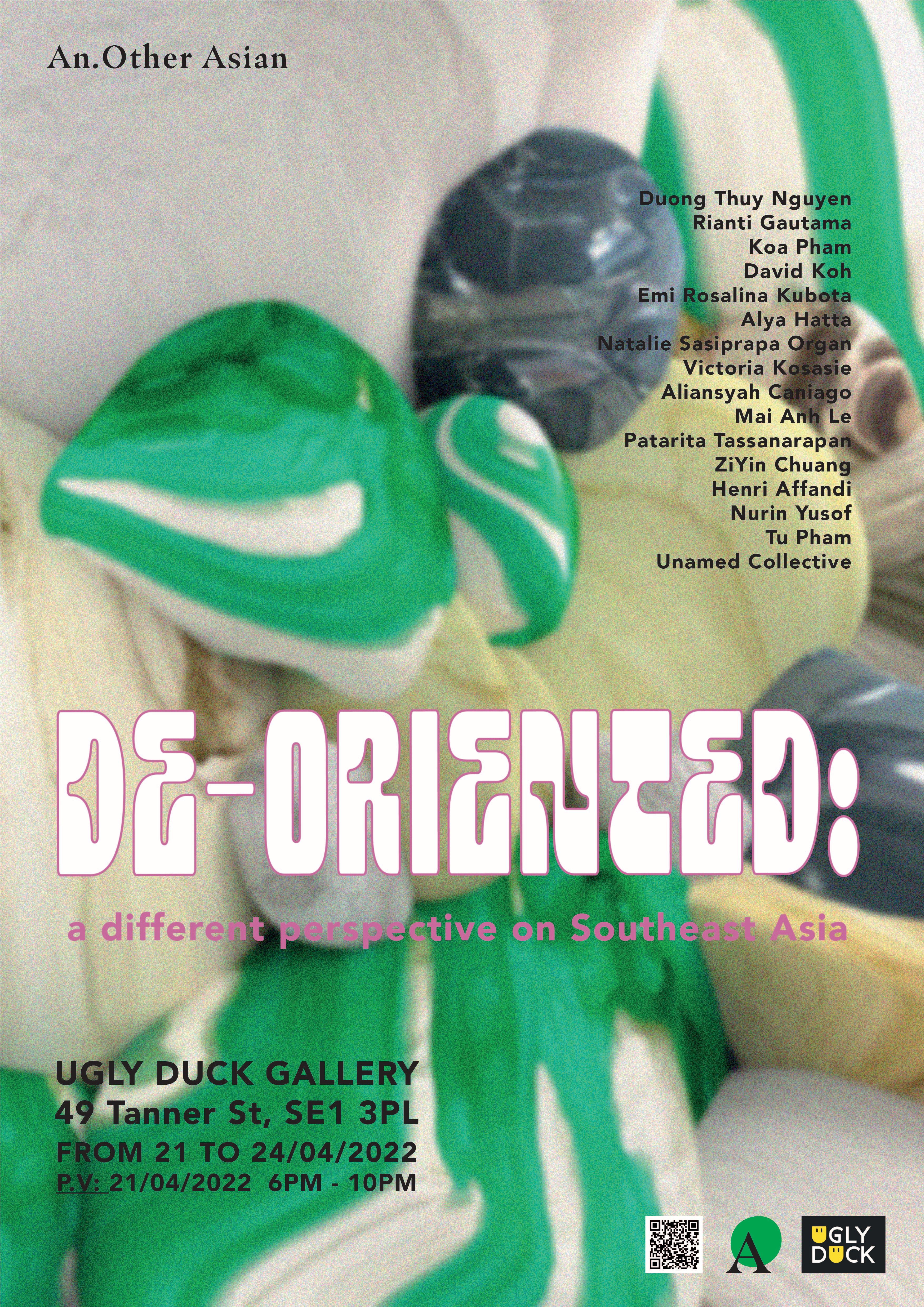 David Koh, De Oriented Poster, AR sculpture, the Ugly Duck, London