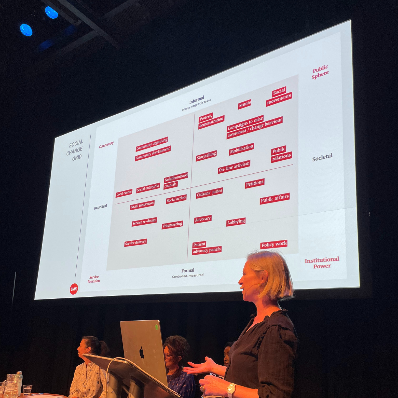 Sue Tiballs at DocFest 2023, Image: Kate Pelen