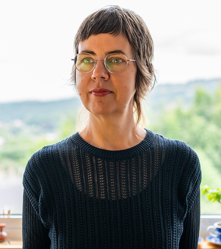 Headshot of MA Graphic Design Online Course Leader Dr Michaela French