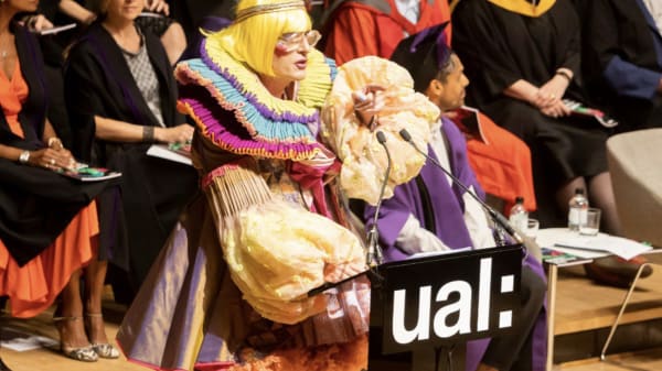 MA Costume Design for Performance student designs Grayson Perry’s graduation robe