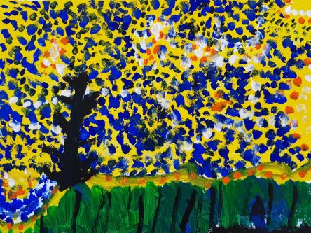 Ari's work inspired by Van Gogh.