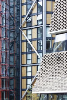 contrasting building exteriors