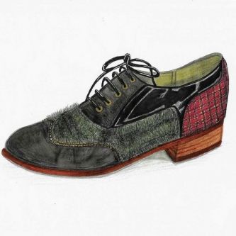 Footwear illustration by Crystak