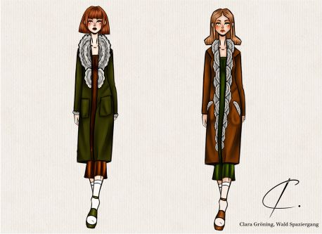 Clara's fashion illustration