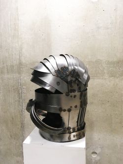 Completed head piece made by Michael Eden upon the Practical Metalwork Workshop course.