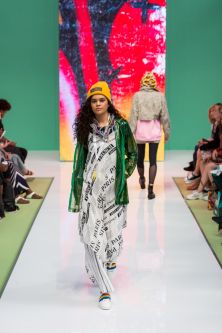 Cotton Loops' designs were show at pure london fashion show