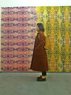 Yellow Snake Wallpaper, Jonas Ranson, 2012, photo courtesy of Virginia, Mari & Mila