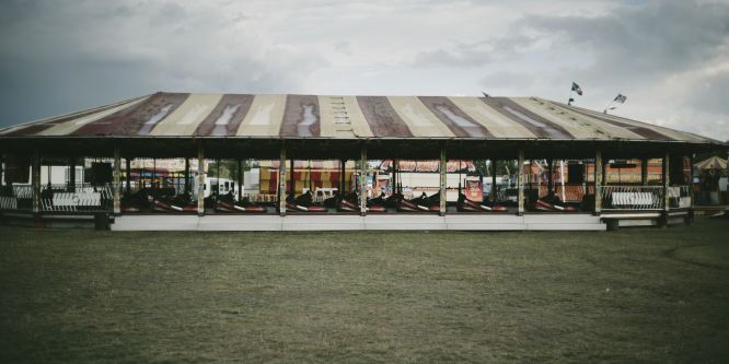fairground tent