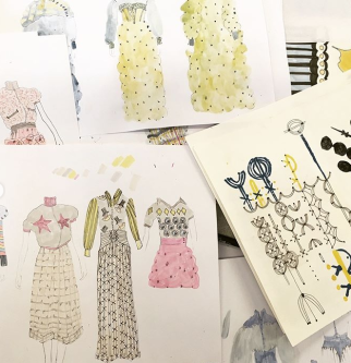 Image credit @iisf_lcf Fashion Design LCF