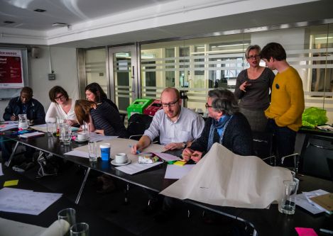 Creative Lenses Final Conference - Group of people discussing