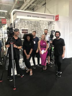 Cotton Loops' designs were show at pure london fashion show