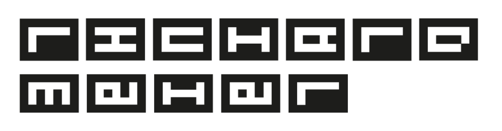 Typeface graphic design work.
