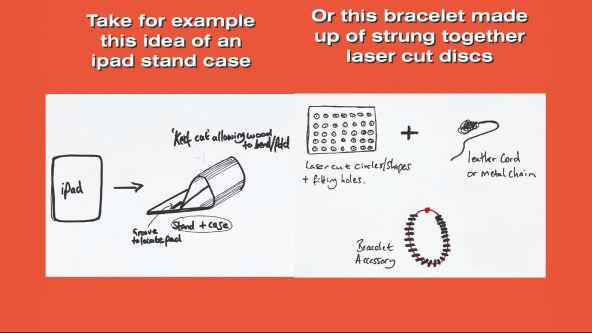 Ideas for Challenge 4 (laser cutting products) for the TrashCanLdn project