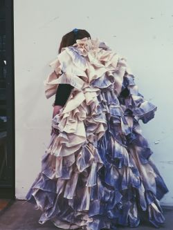 Example of Emma's final piece in her Advanced Fashion Design course.
