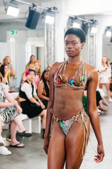 Models wearing lingerie