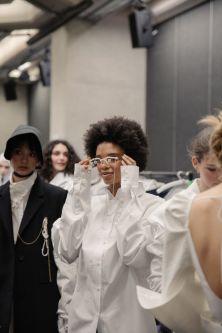 Backstage at MA19 Womenswear