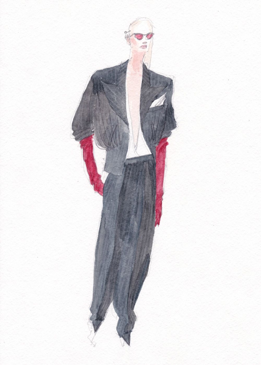 MA Fashion Design Technology Womenswear student Dmitry Gotsfrid wins Armani competition.