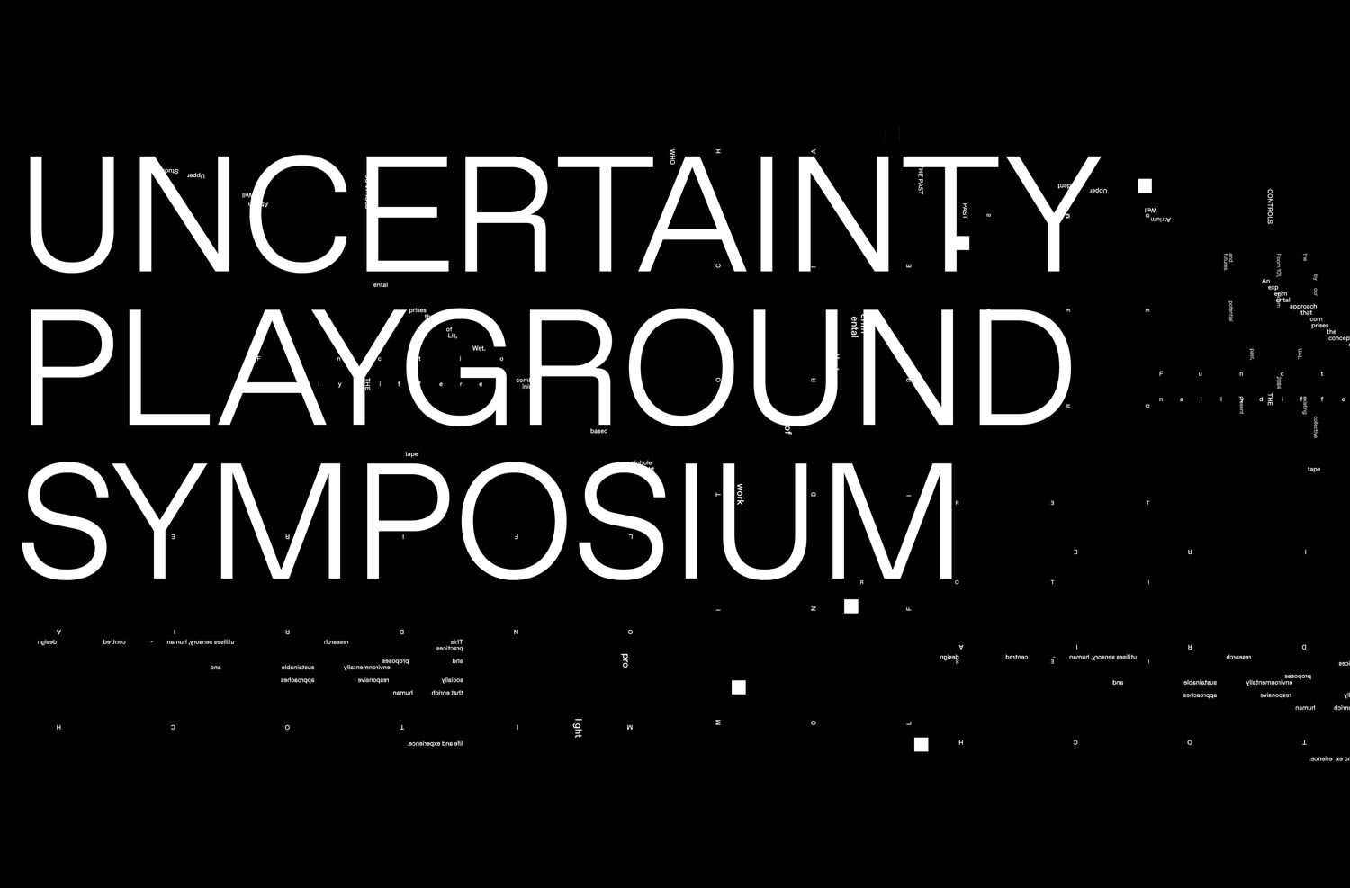 Uncertainty Playground Symposium: Introducing the Speakers
