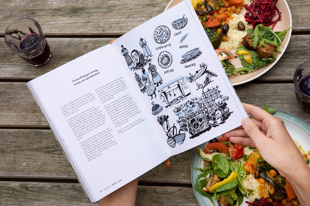 Delicious recipes and beautiful illustrations: students and staff produce collaborative cookbook ‘The Elephant’s Secret Kitchen’