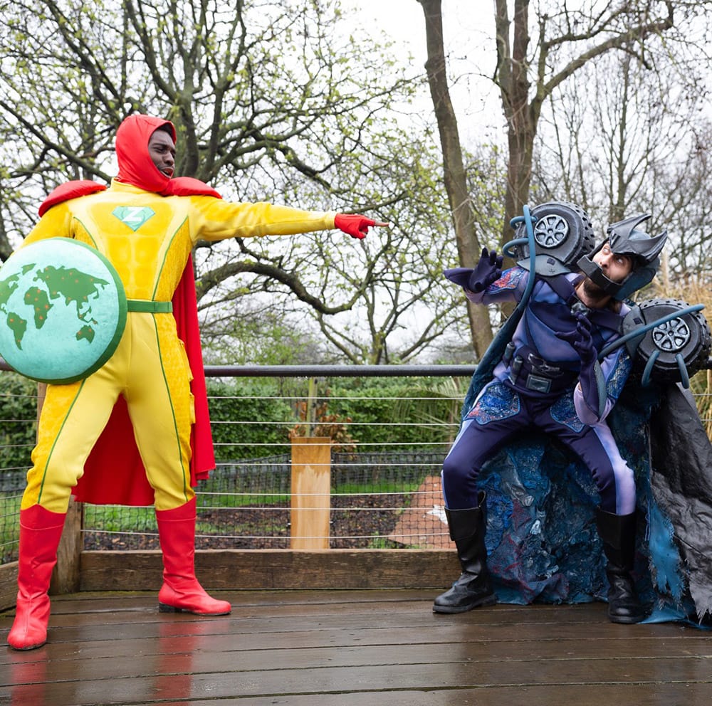 Guest blog: BA Costume Design student Chase Moody talks about the collaborative project with ZSL London and Whipsnade Zoos