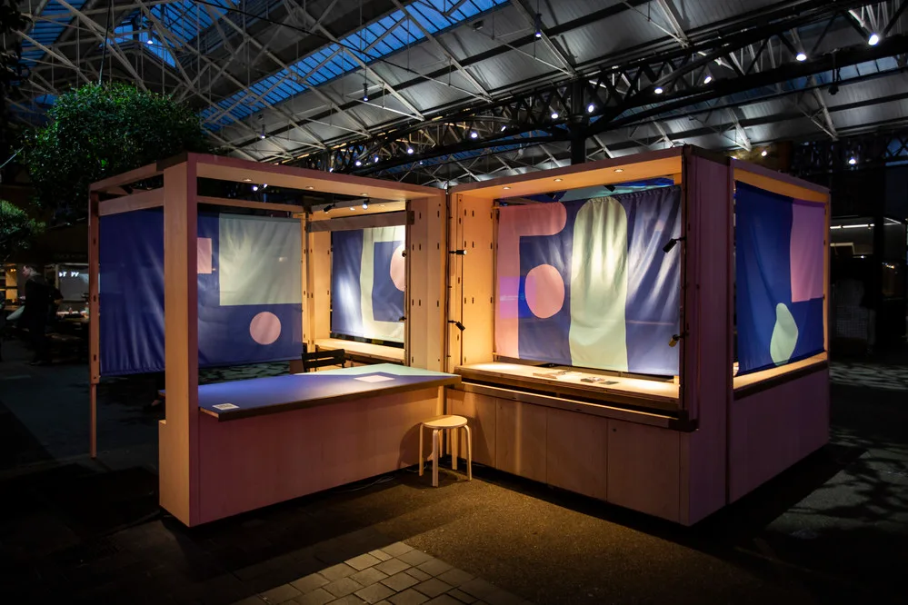 Photo of installation by Fashion Innovation Agency