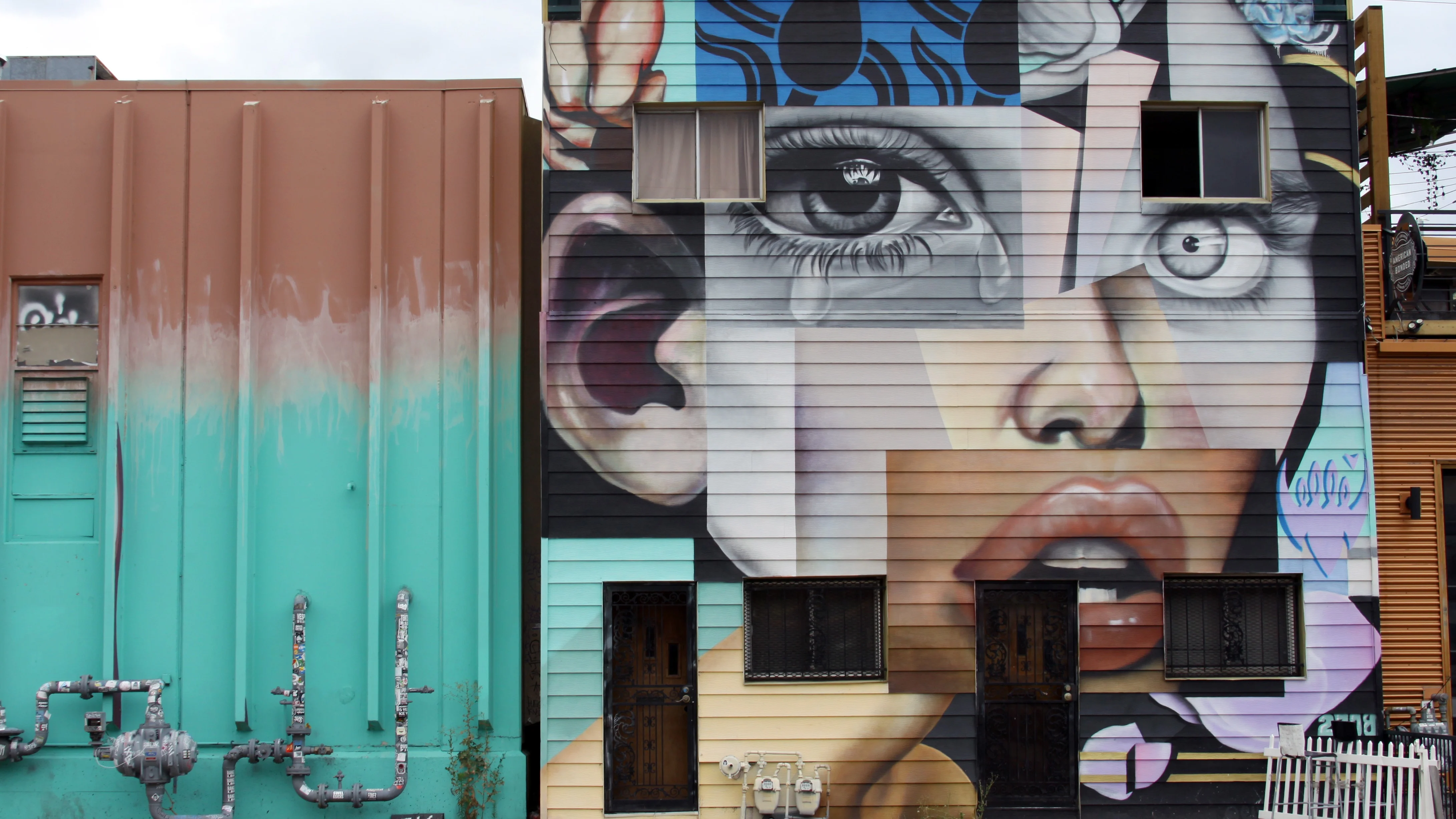 Graffiti art on building
