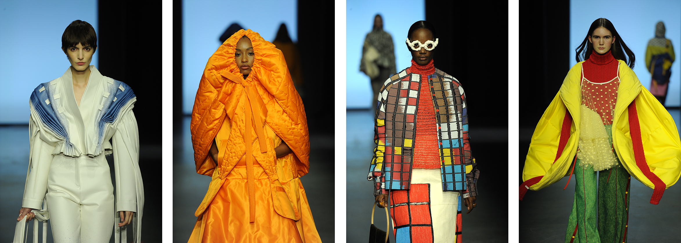 Women on catwalk