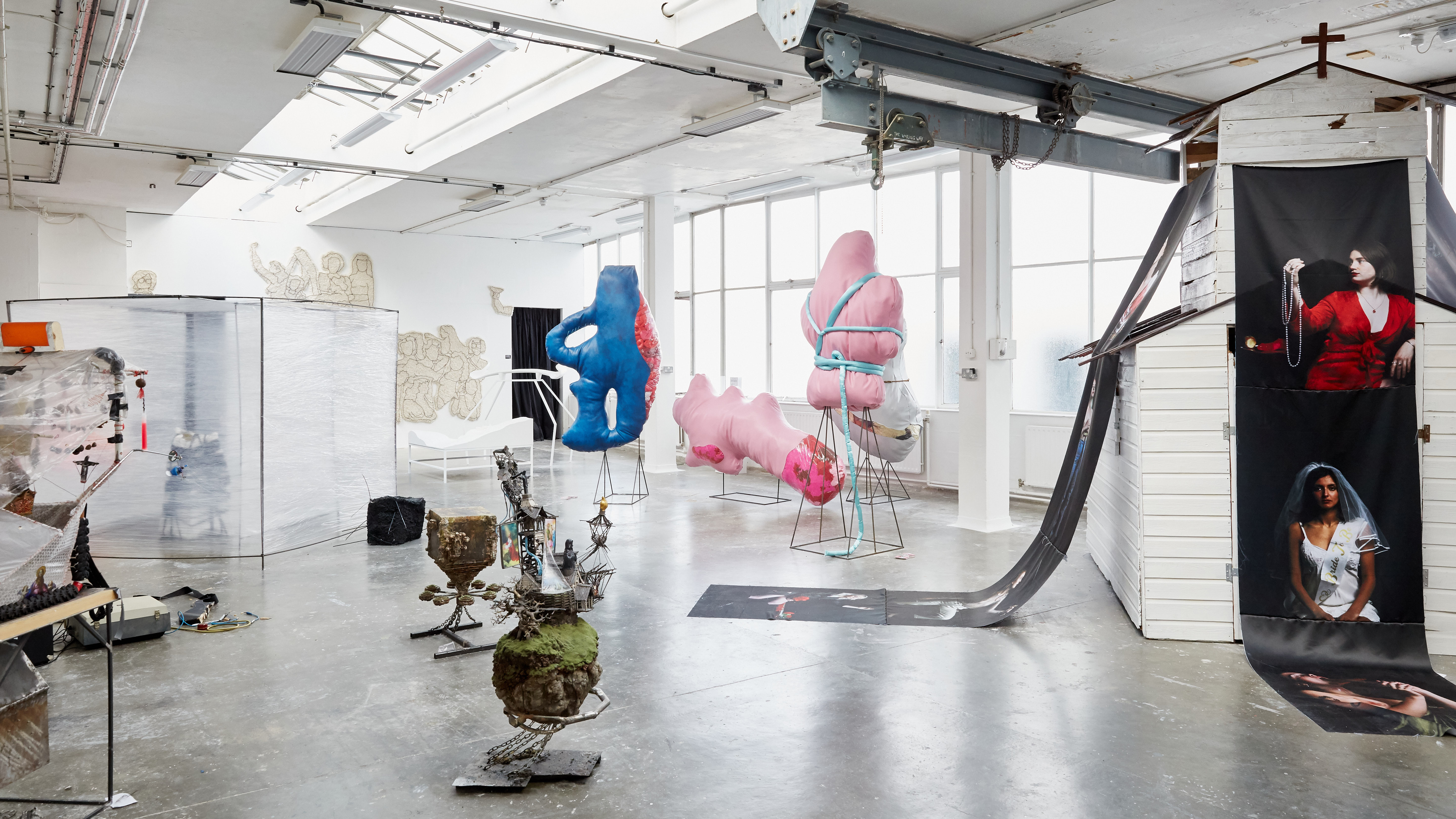 Installation from the BA Fine Art Sculpture show 2019.