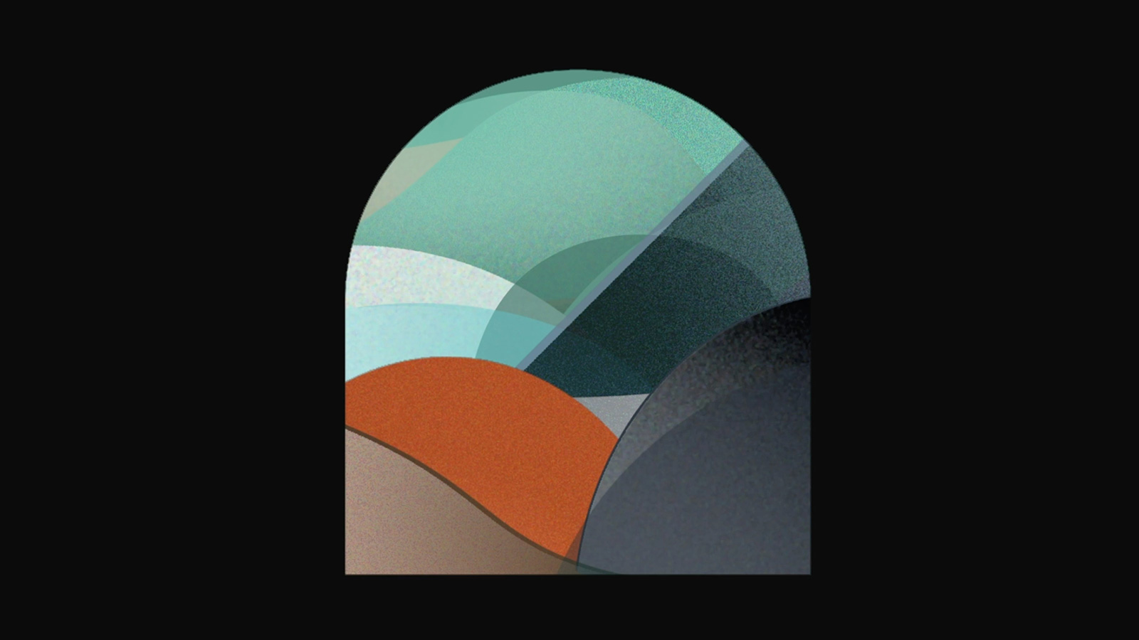 A range of colourful abstract shapes.