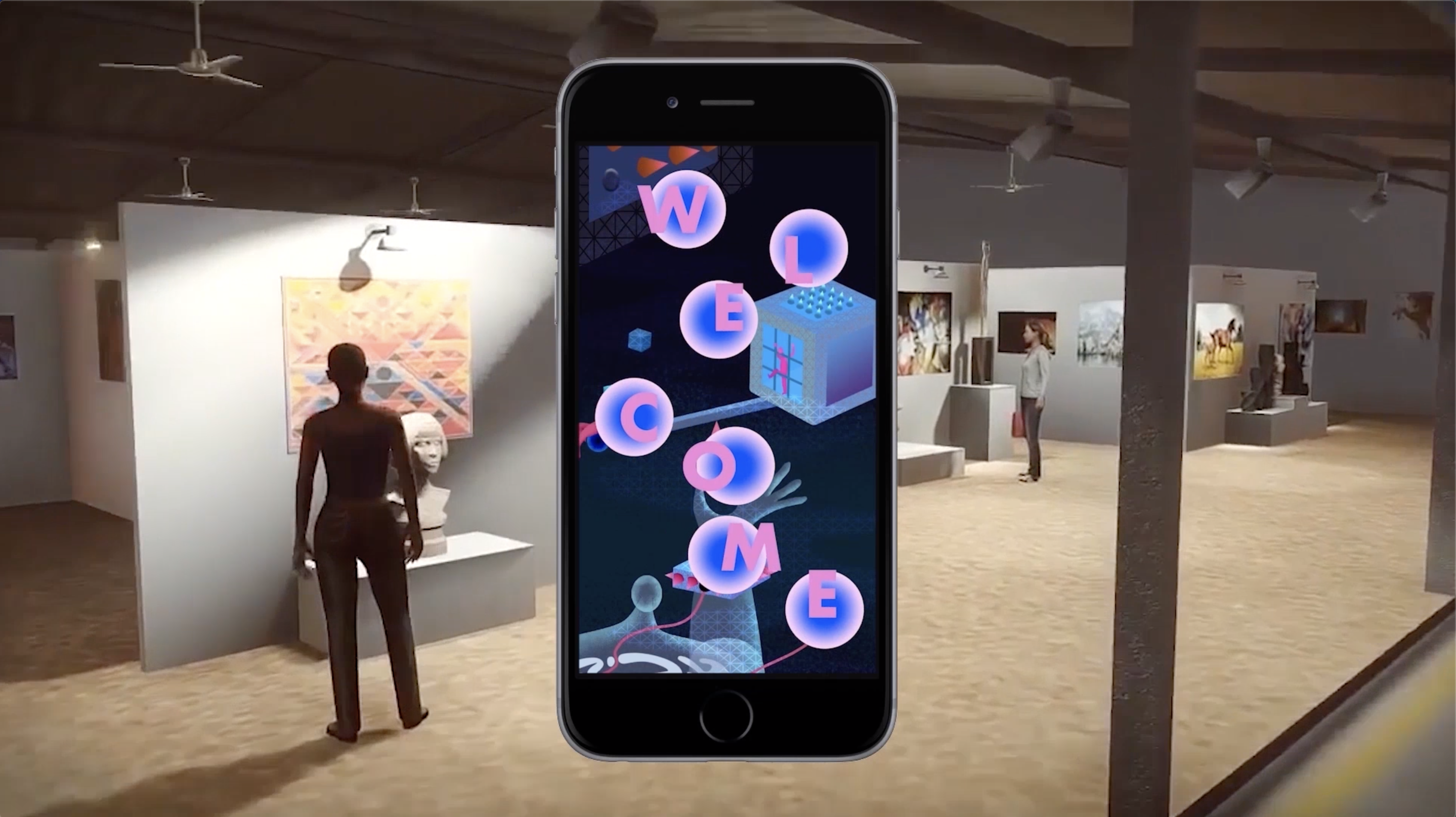Virtual exhibition and mobile app