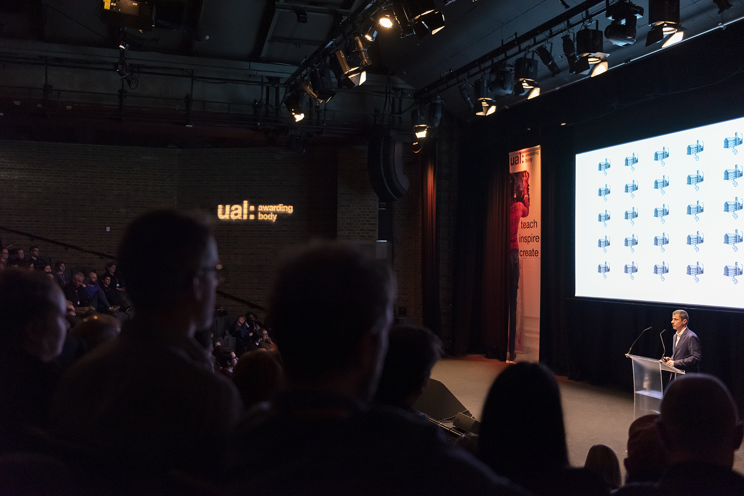 Audience in an auditorium