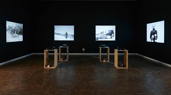 Sepia Rain Installation