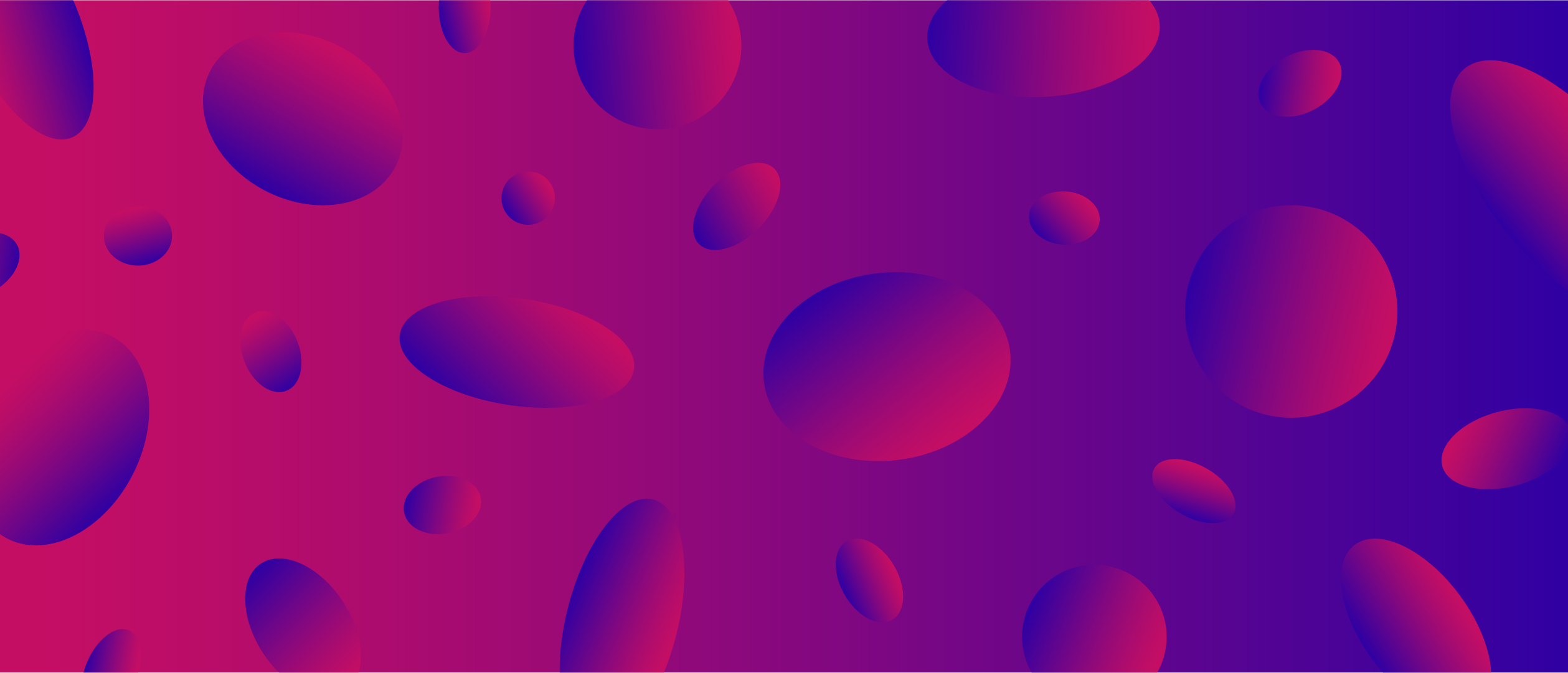 Graphic showing disc shapes in pink and blue light