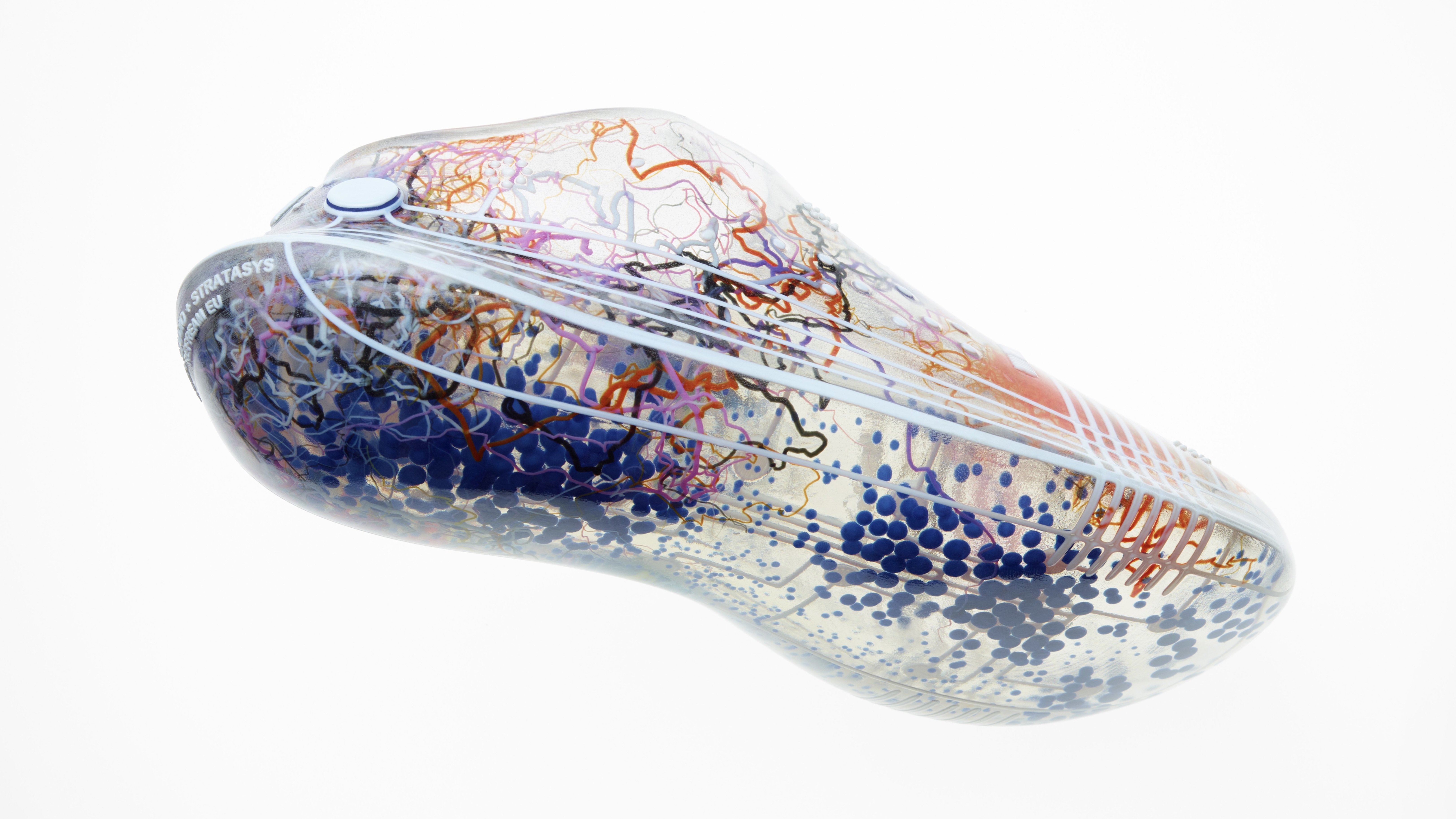 Multi-coloured semi-transparent show