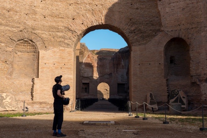 Field Recording at Baths of Caracalla