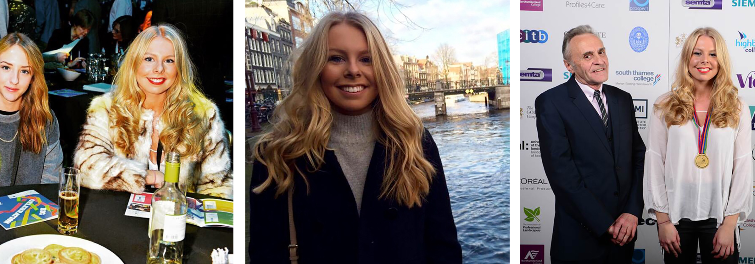 Fashion Visual Merchandising and Branding student Chloe Wills