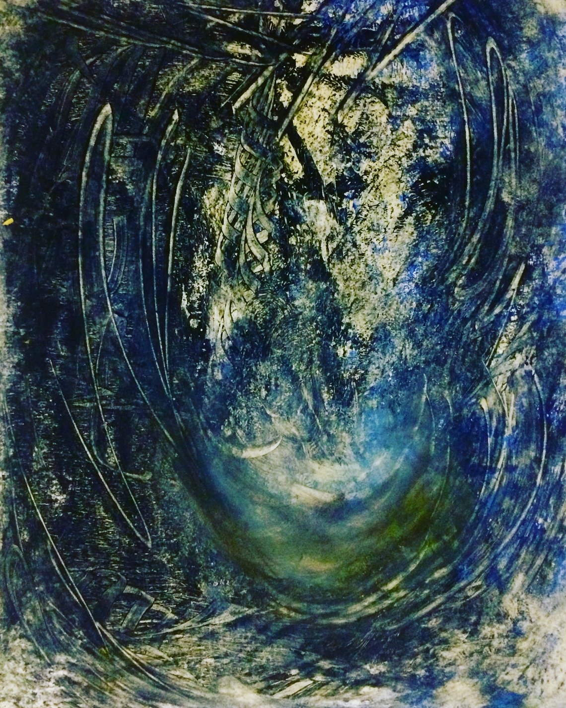 Sean's abstract painting.