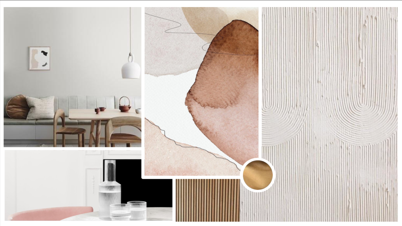 interior design concept board