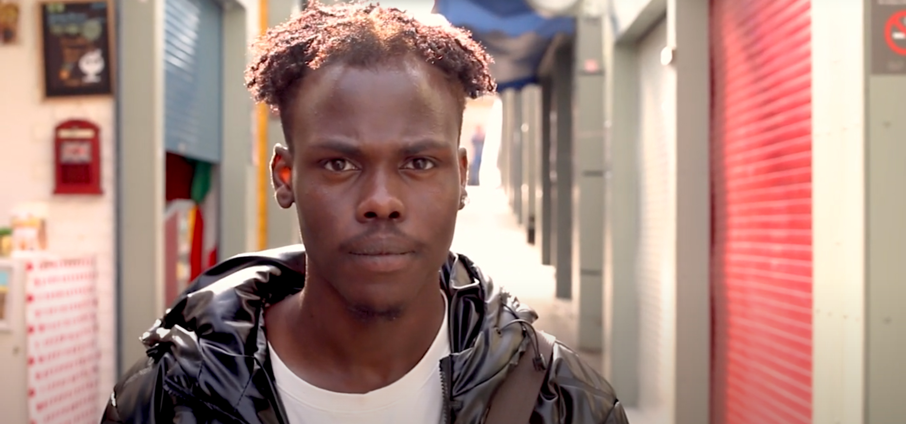 Image of Yassin, 17, who escaped Libya as a child refugee