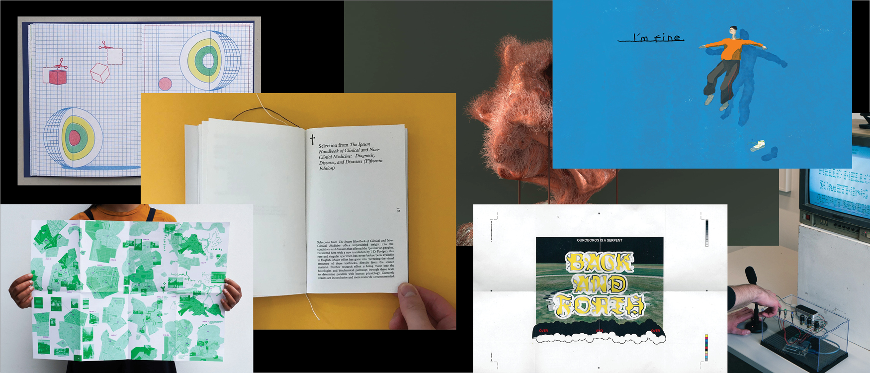 Collage of student work