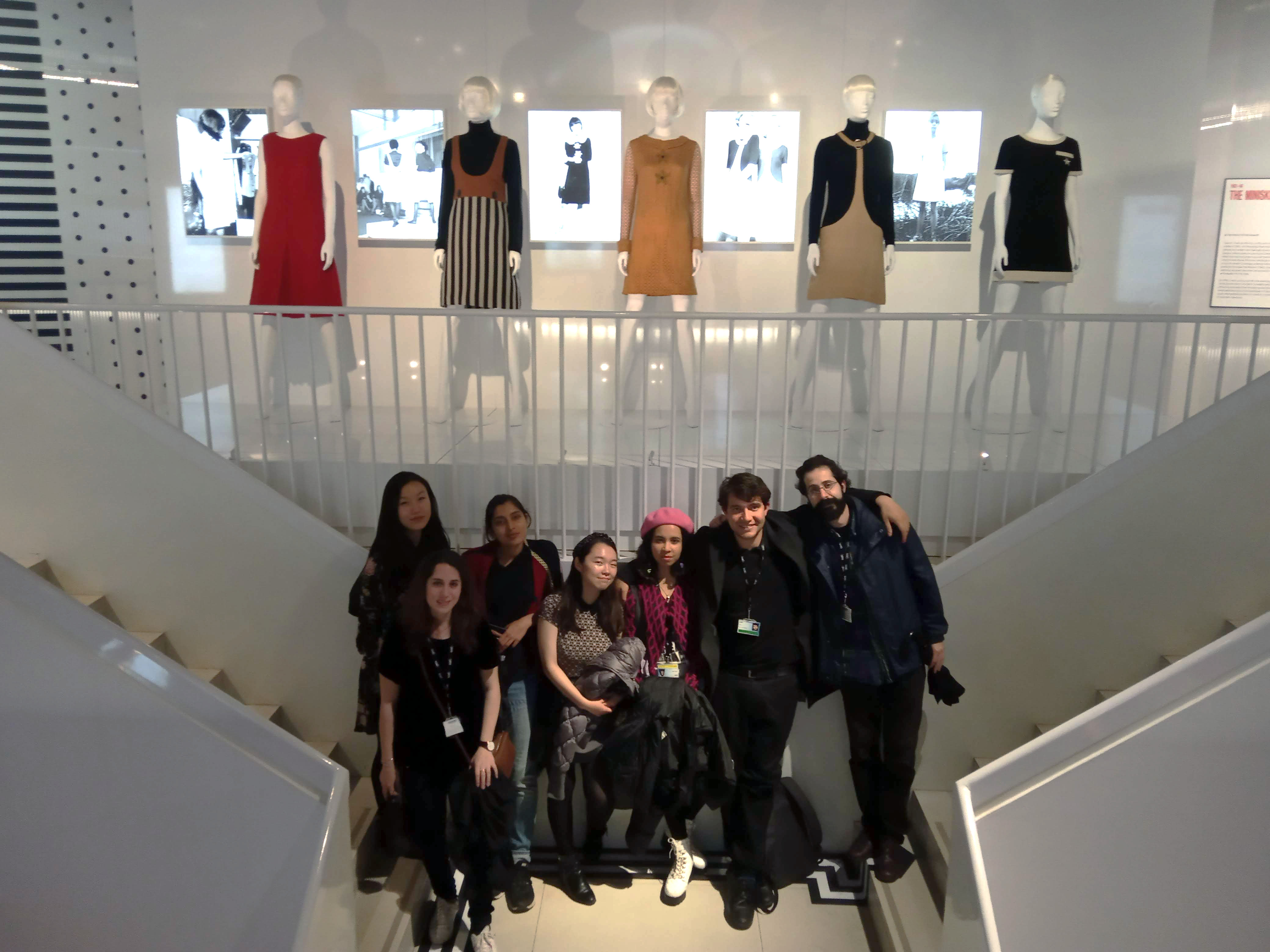 group photo ofThe Post-Grad students at the exhibition