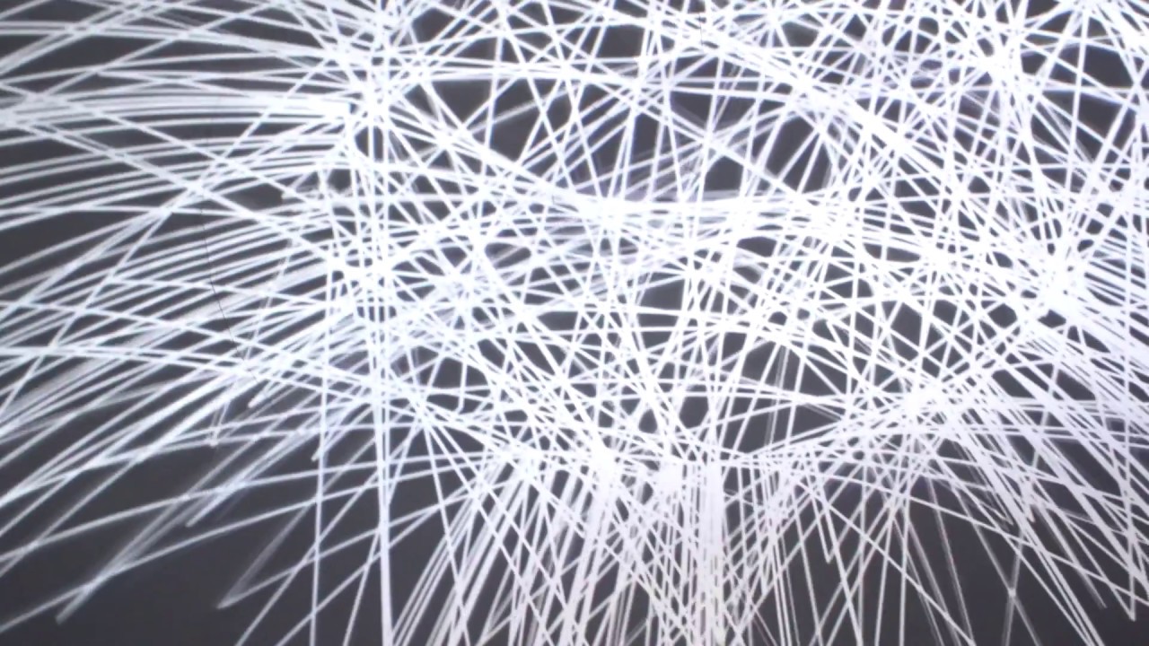 Abstract image of black and white lights