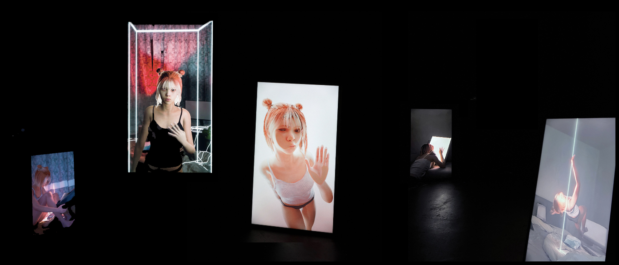 Image showing a series of photographs of a person.