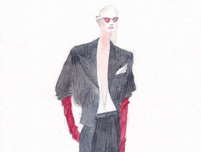 MA Fashion Design Technology Womenswear student Dmitry Gotsfrid won a Georgio Armani competition.