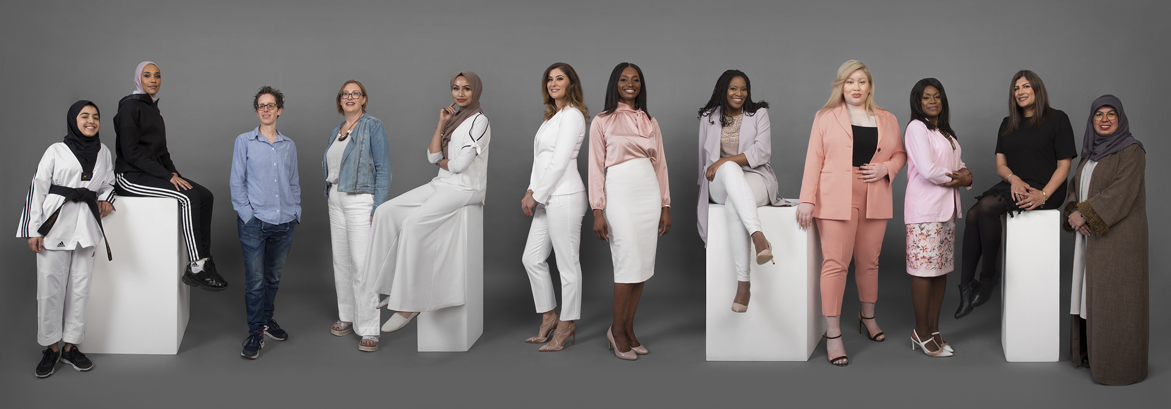 Picture of diverse women in suits