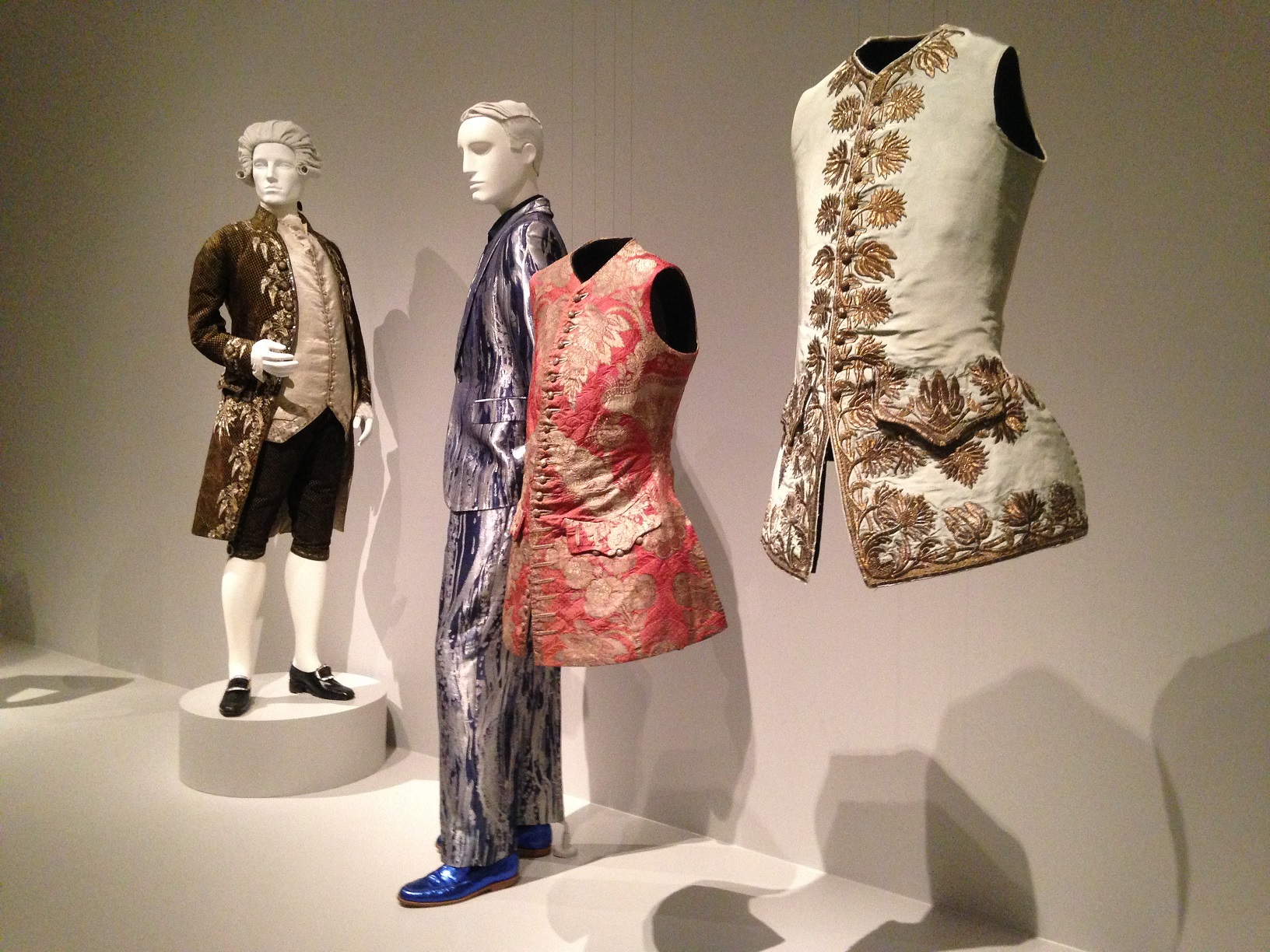 Waistcoat, England or France 1740s. Waistcoat, France c.1730. Photo courtesy of Marley Healy